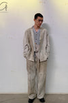 Aviva Jifei Xue staining short kimono jacket SS23-KJS-FS